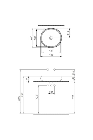 Bocchi Strata Çanak Lavabo 60 CM Mat Antrasit 1414-020-0125