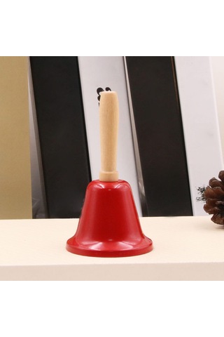 "festival Jingle Bells - Okullar, Restoranlar, Düğünler Ve Tatil Etkinlikleri İçin Yüksek Ve Açık Elde Taşınan Noel Çağrı Electroplating Red