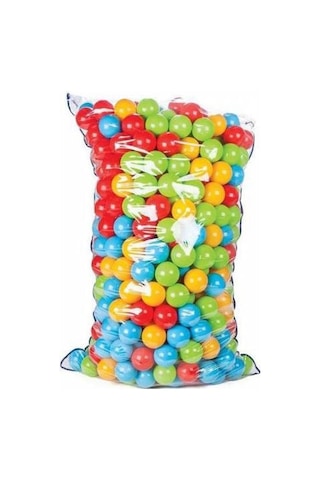 100 Adet 6 Cm Oyun Topu Top Havuzu Topu Su Topu Plastik Top Havuz Topu