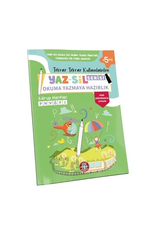 Yaz Sil Serisi Okuma Yazmaya Hazırlık Seti Yeni Müfredat