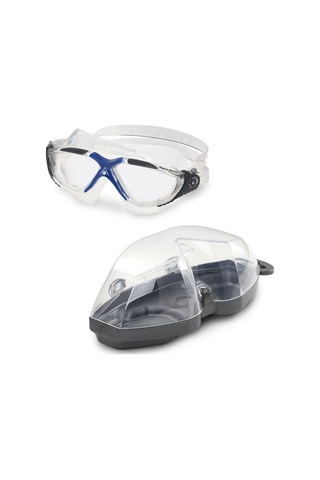 Aqua Sphere Vista Şeffaf Lens Lacivert Gri Yüzücü Gözlüğü Çok Renkli
