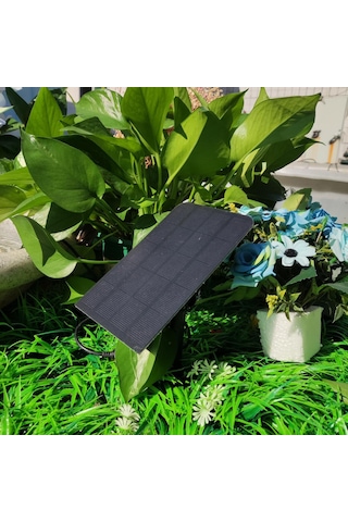 Moveevo Siyah Güneş Enerjili Fırtına 1.5w Toprak Takılı Kareli 4 Fırça Modu Bahçe Su Özelliği Ormanüstü Akıntı Dekorasyonu