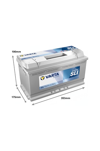Varta Ana Bayinden H3.12v 100 Ah Amper 830a