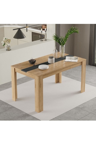 Aven Yemek Masası 140x80 Sepet-beyaz Ave22-sa Antrasit