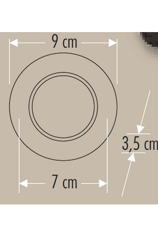 Cata Ct-5260 Başak Led Spot 8w 3 Renk- 10 Lu Paket
