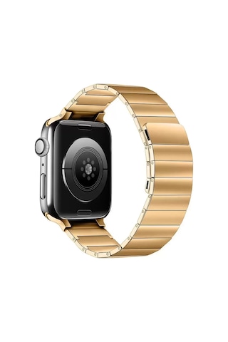 Newface Apple Watch Uyumlu 38mm Kr404 Huks Kordon - Gold