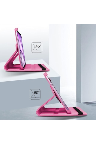 Apple Uyumlu iPad Air 11 2024 A2902-a2903 M2 Dönebilen Pu Deri Standlı Tablet Kılıfı