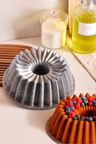 Cake Pro Döküm Yıldız Silver Kek Kalıbı Gümüş