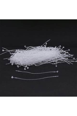Fuyaku 5" Elle Geçmeli Tırtıklı Kılçık Etiketleme Plastiği Şeffaf 1.000 Adet
