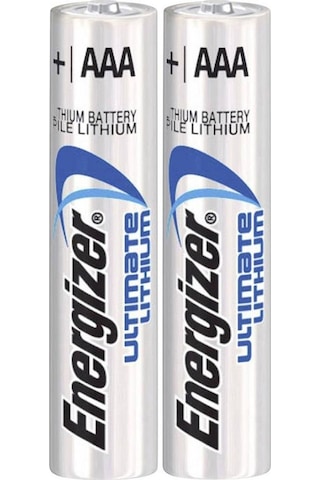 Energizer E92 Ultimate 1.5 V Lityum AAA İnce Kalem Pil 2'li