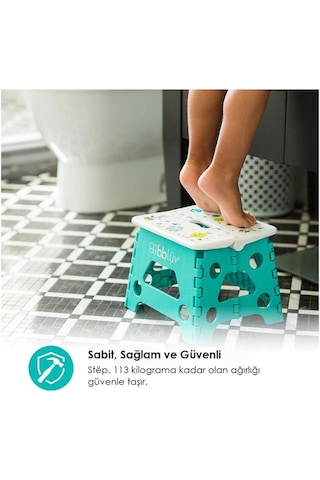 Bblüv Step Katlanabilen Eğitici Basamak Mavi