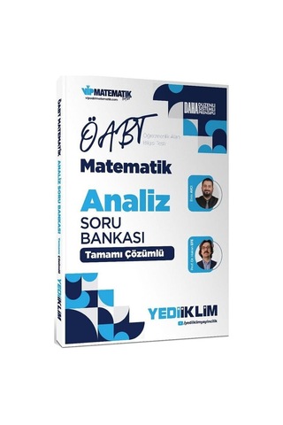 Yediiklim 2027 Öabt Meb-ags İlköğretim Ortaöğretim Lise Matematik Öğretmenliği Analiz Soru Bankası Çözümlü