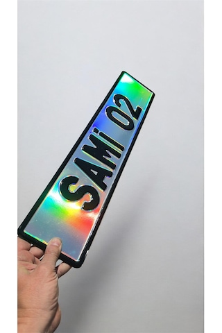 Hologramlı Renk Değiştiren Dekor Plaka