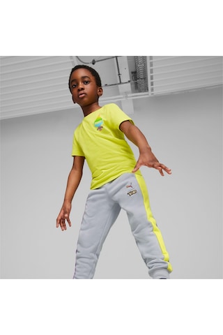Puma X Trolls T7 Track Unisex Çocuk Eşofman Altı Gri