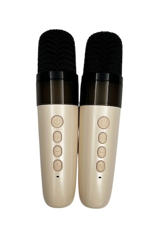 K13 Karaoke Box Kablosuz Hoparlör - Speaker Krem Nt-108818