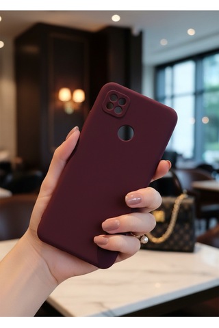 Xiaomi Redmi 9c Uyumlu İçi Kadife Kamera Korumalı Renkli Silikon Kılıf