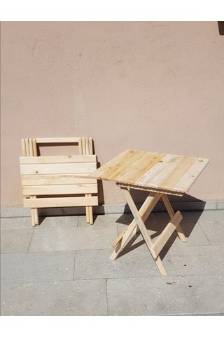 Dosswood Katlanır Piknik Masası Ve Bahçe Masası Bej