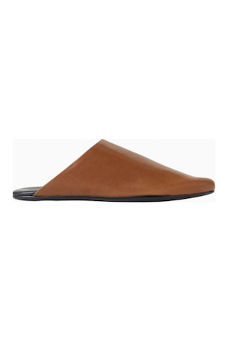 Camp Jeffrey Campbell Kadın Deri Fathom Terlik, Minimalist Günlük Tasarım Koyu Kahverengi 38