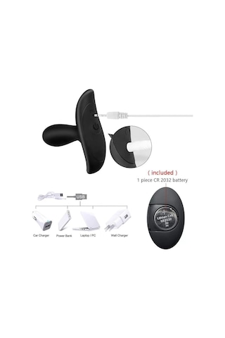 Red Fox Mujer Şarjlı Kablosuz Kumandalı Güçlü Titreşimli Anal Plug Vibratör