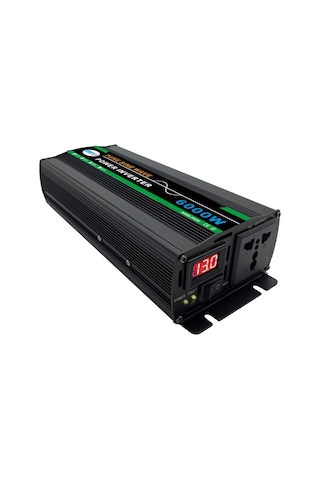 Sones 6000w 12v İla 220v Yüksek Güçlü Araba Sinüs İnvertör Güç Dönüştürücü
