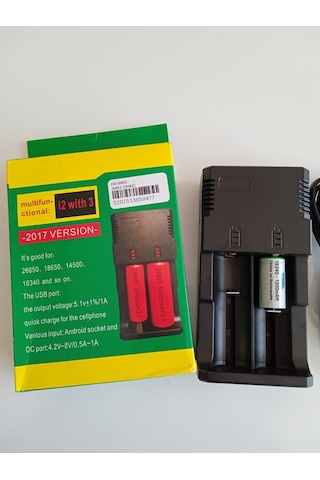 16340 Şarjlı Pil Cr 123 a Pil Şarj Aleti