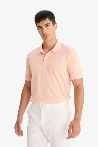 Defacto %100 Pamuk Regular Fit Polo Yaka Kısa Kollu Basic Düz Pike Kumaş Tişört C1293ax25spog616 Turuncu
