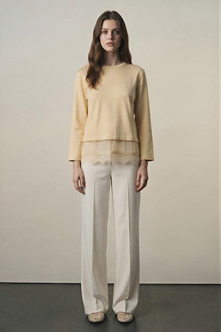 Defacto Regular Fıt Bisiklet Yaka Sweatshirt Tunik G9248ax26spyl252 Sarı-yl252
