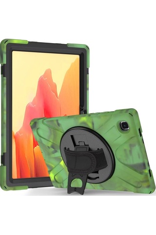 Mey İthalat Samsung Uyumlu Galaxy X200 Tab A8 10.5 Kılıf Amazing Tablet Kapak - Kamuflaj Arka Kapak