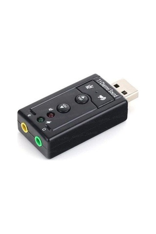 7.1 USB Ses Kartı 3.5 mm. Mikrofon Kulaklık Harici Sound Card