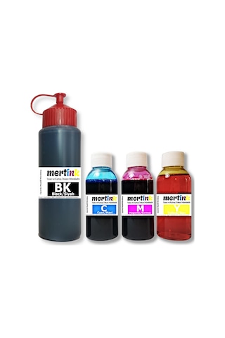 CANON PİXMA E3440 PG46 CL56 YAZICI UYUMLU KARTUŞ DOLUM SETİ 500ML SİYAH+3x100ML