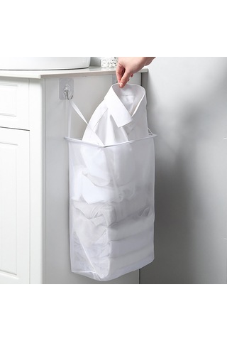 Banyo Örgü Çantası Duvara Monte Çamaşır Engel, Kolay Erişim İle Oda İçin Büyük Açık Üst Depolama Çözümü Çok Renkli