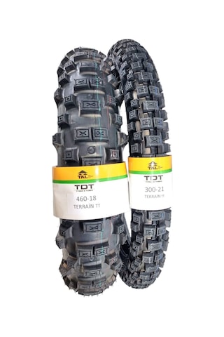 Kawasaki Klx 250 460-18 Tt Ve 300-21 Tt Tubetype Lastik + Iç Lastik Set