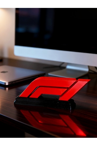 Formula 1 F1 Dekoratif Logo Süs Dekorasyon Figür 01