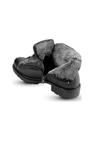 Budaks Içi Kürklü Hakiki Deri Kışlık Erkek Bot 230 Siyah