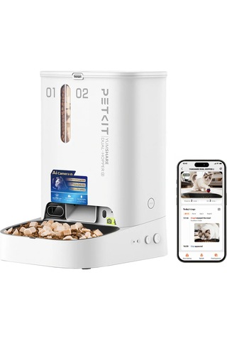 Petkit Purobot Ultra, Petkit Eversweet 5 Mini, Petkit Yumshare Dualhopper 2 Ai Kameralı Mama Kabı, Petkit Eversweet Su Filtresi 5'li, Geniş Delikli Kum Temizleyici
