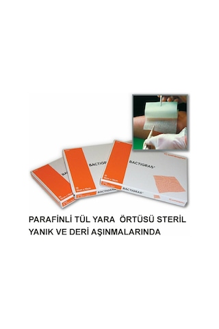 Bactigras Parafinli Yara Örtüsü 15X20 10 Adet