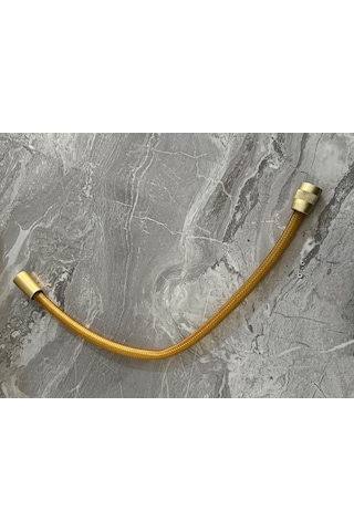 Rudi Armatür 50 Cm Gold Renk Hortum Sarı