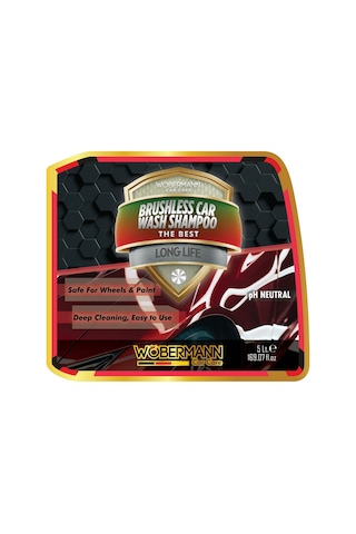 Wöbermann Fırçasız Oto Yıkama Şampuanı Ph Nötr 5 L