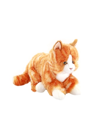 Animals Of The World Floppy Kahve Tekir Kedicik Peluş Oyuncak 27