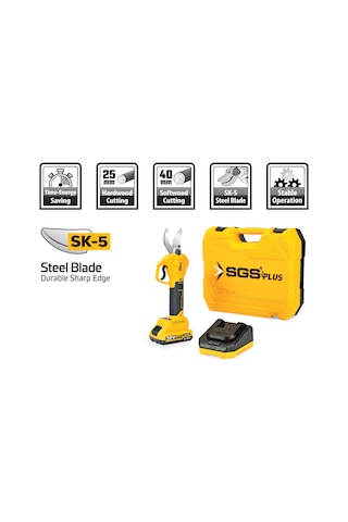 Sgs Sgs5557 Profesyonel Akülü Budama Makası