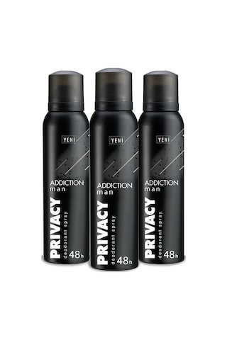 Man Addiction Erkek Deodorant 3x150ml