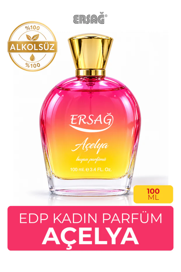 Ersağ Açelya Edp Alkolsüz Kadın Parfümü 100 Cc Çiçeksi