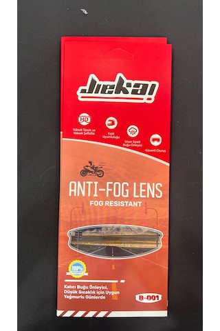Jiekai Motorcu Kask Buhar Önleyici Film