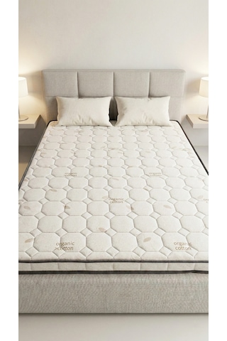 Artex Sünger Şilte Yer Yatağı Cotton 9 +-1cm Cm Ped Yatak Şiltesi Pedi Topper Mattress Çift Kişilik
