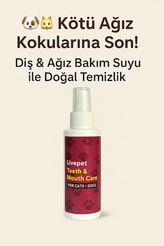 Kedi Ve Köpekler İçin Ağız Bakım Suyu