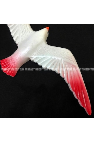 3Lü Martı Kuş Nazar Boncuk Polyester Bahçe Balkon Kapı Duvar Süs (407849847)