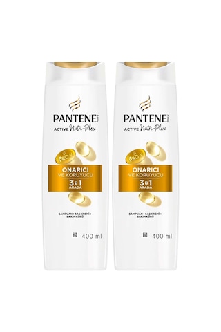 Onarıcı & Koruyucu 3 Ü 1 Arada Şampuan 400ml Yıpranmış Saçlar X 2 Adet Tüm Saç Tipleri