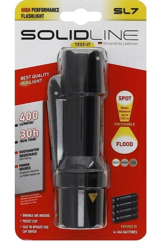 Solidline Sl7 El Feneri Siyah