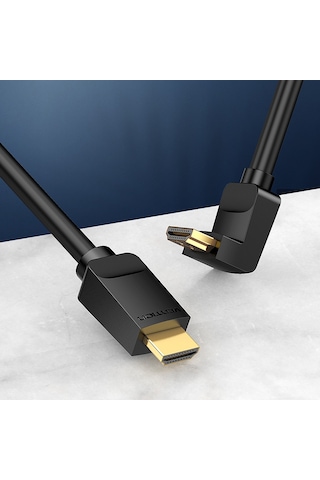 Springsun Vention Aaqbh 270 Derece Hdmı 2.0 Dik Açı Kablosu 4k&3d Dijital Hd Kablo Tv Ps3/4 Ayırıcı Video Ses 2m İçin Yedek