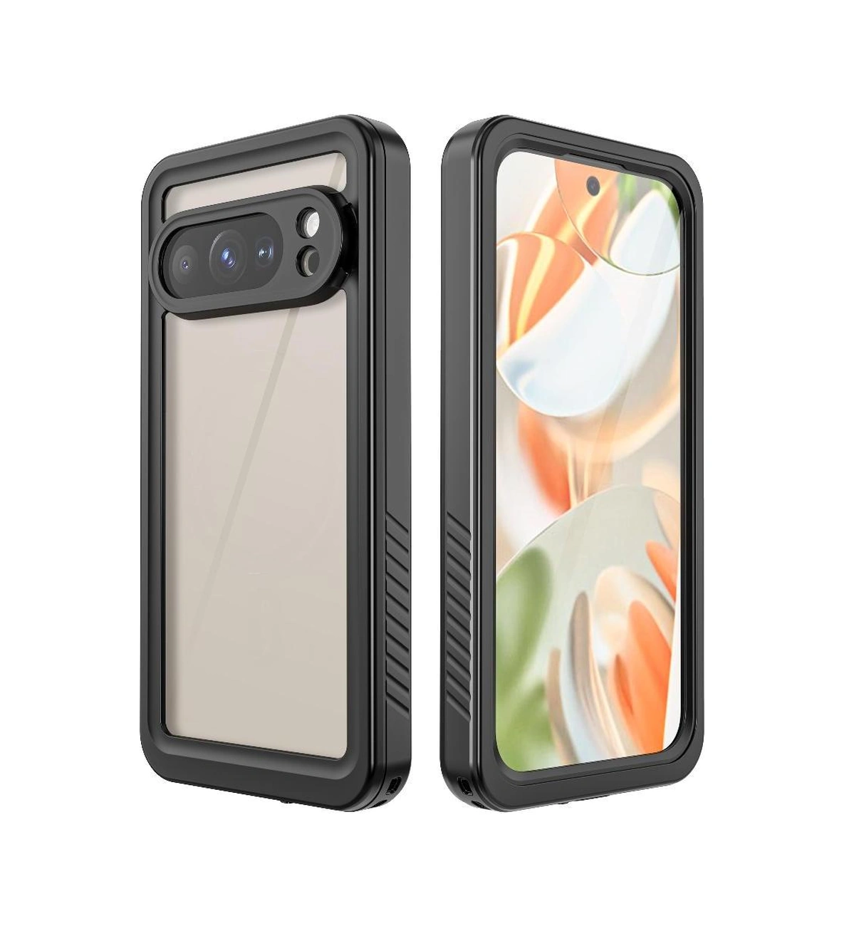 Google Pixel 10 Pro İçin Su Geçirmez Kılıf Ip68 Su Geçirmez Tam 12ft Askeri Şok Geçirmez Ekran Koruyucu İle